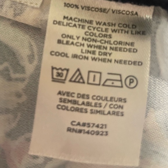 LOFT Fluid Spring Bloom Wide Leg Floral Cropped Pants Women's Small - Picture 6 of 8